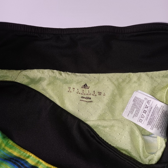 Adidas Dynamic Green and Blue Athletic Shorts - Picture 5 of 6